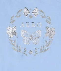 Aero Butterfly Circle Foil Graphic Tee