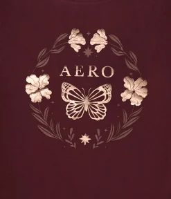Aero Butterfly Circle Foil Graphic Tee