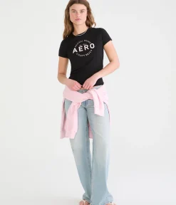 Aero Circle Appliqué Graphic Tee
