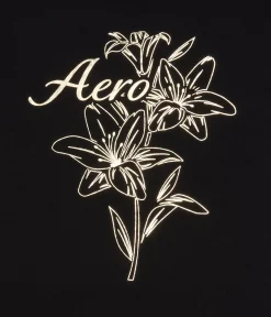 Aero Floral Foil Graphic Tee