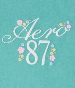 Aero 87 Floral Graphic Tee