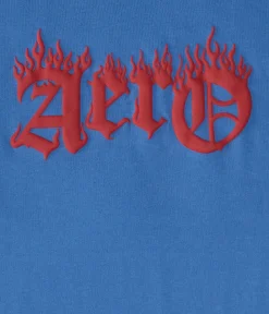 Aero Gothic Fire Logo Graphic Tee