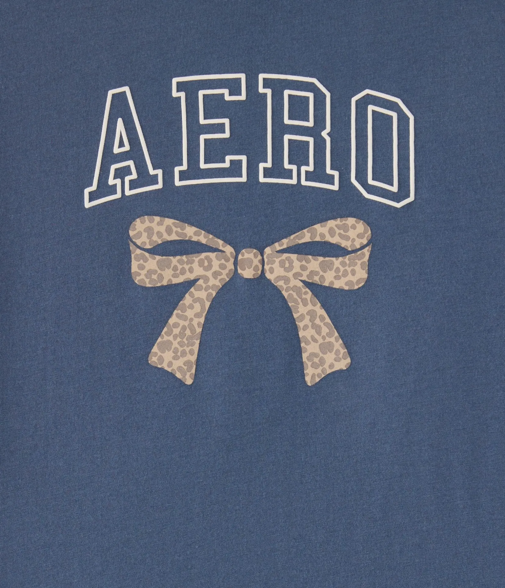 Aero Leopard Bow Graphic Tee