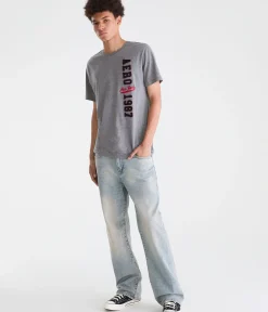 Aero New York 1987 Appliqué Graphic Tee