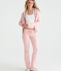 Aero New York Rhinestone Full-Zip Hoodie