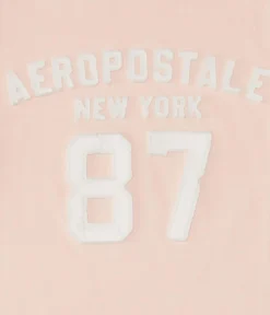 Aeropostale 87 Appliqué Graphic Tee