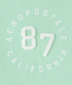 Aeropostale 87 Appliqué Graphic Tee