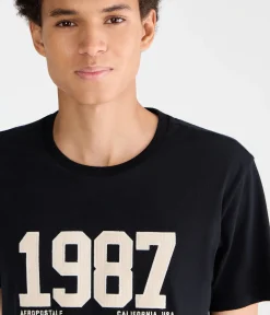 Aeropostale 1987 Appliqué Graphic Tee