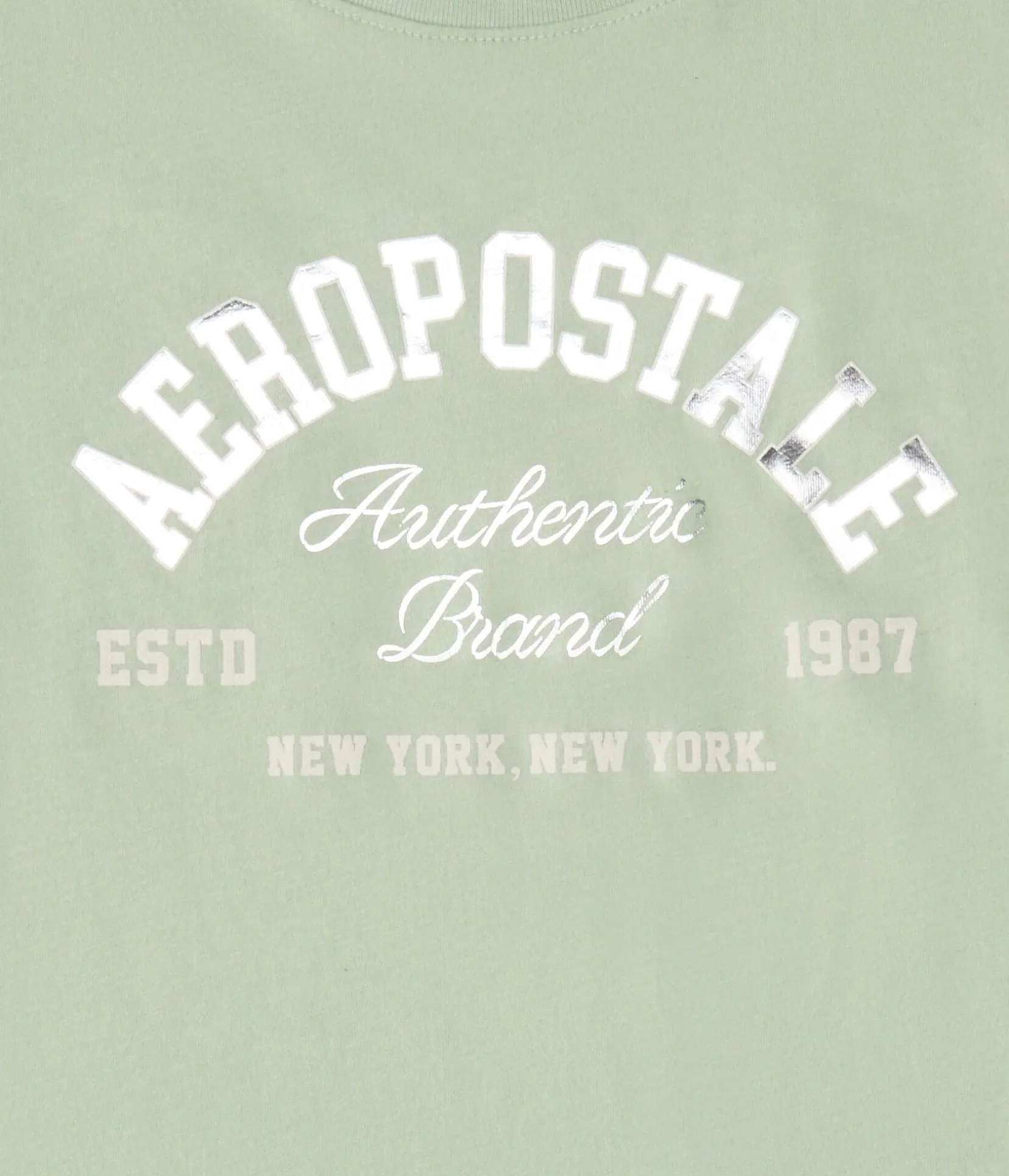 Aeropostale Arch Foil Graphic Tee