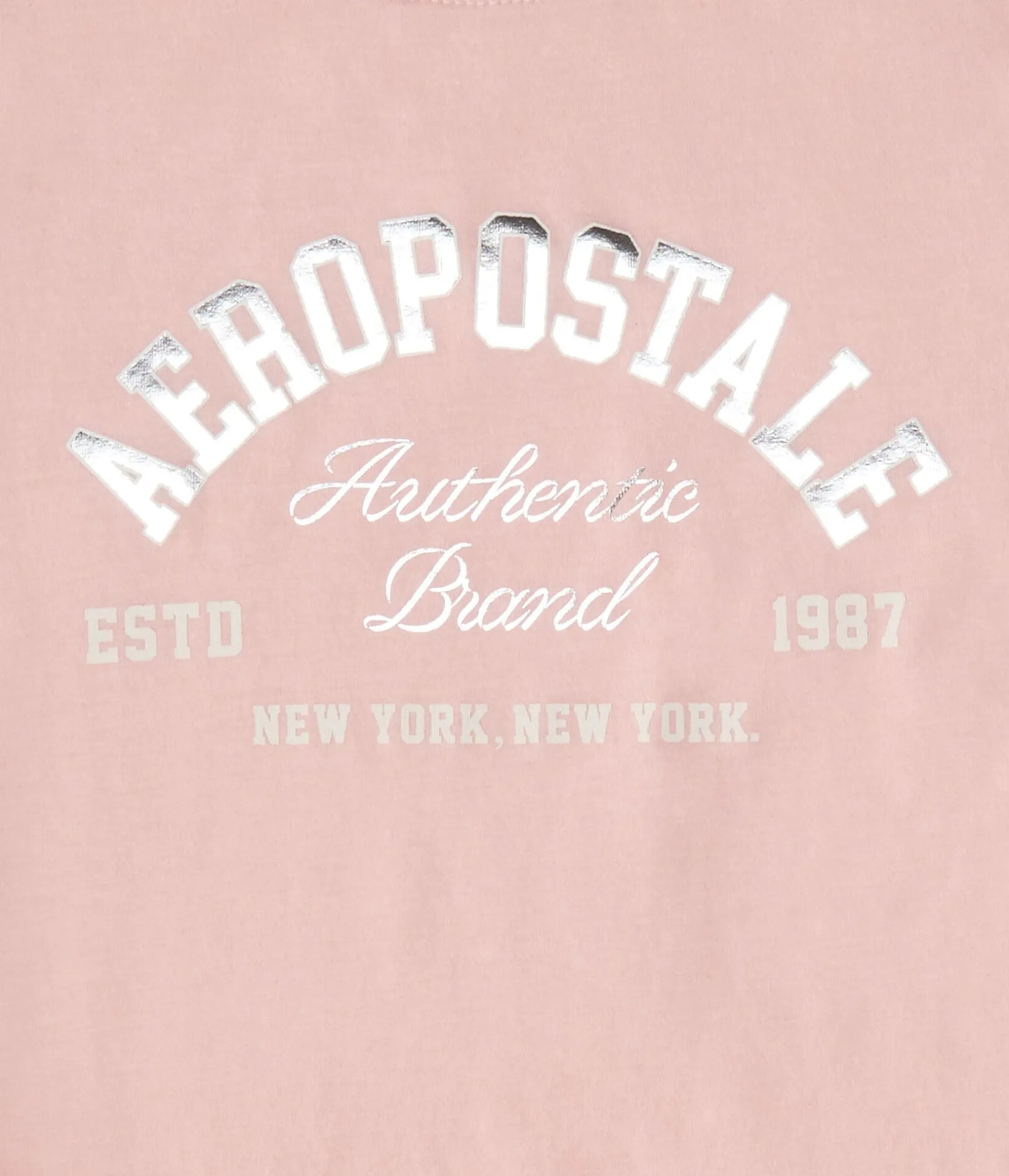 Aeropostale Arch Foil Graphic Tee