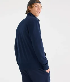 Aeropostale Bulldog Heritage Quarter-Zip Sweatshirt