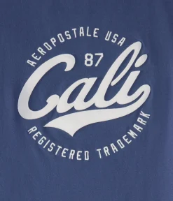 Aeropostale Cali Circle Appliqué Graphic Tee