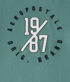 Aeropostale 1987 Circle Appliqué Graphic Tee