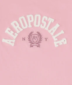 Aeropostale Crest Appliqué Graphic Tee