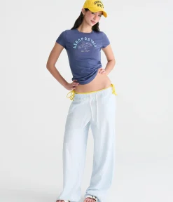 Aeropostale Flowers Appliqué Graphic Tee
