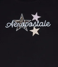 Aeropostale Leopard Star Graphic Tee