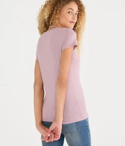 Aeropostale Metallic Cherries Graphic Tee