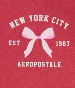 Aeropostale NYC Bow Graphic Tee