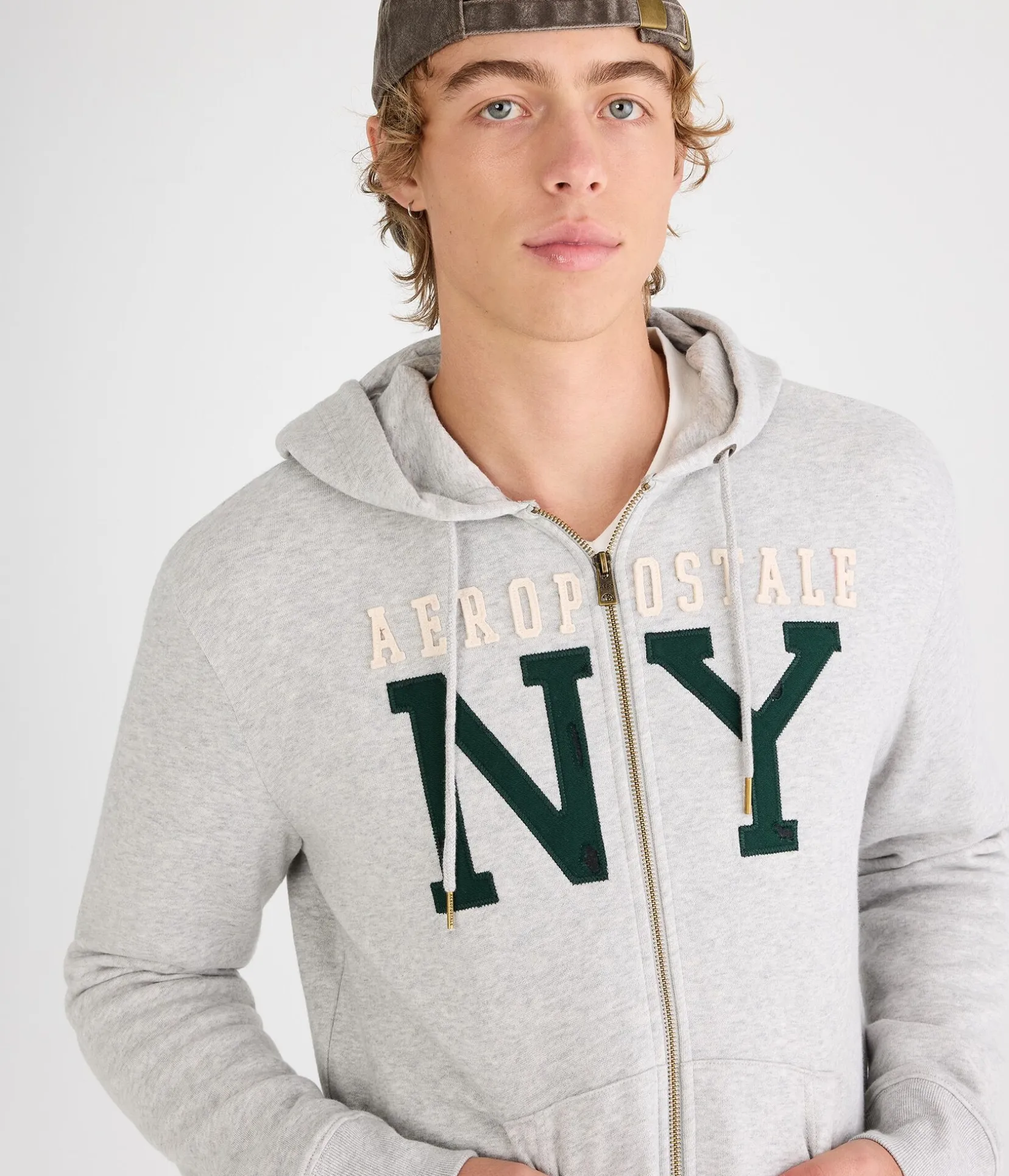 Aeropostale NY Heritage Full-Zip Hoodie
