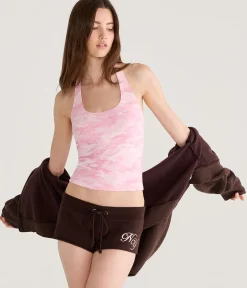 Aeropostale NY Heritage Low-Rise Fleece Shorts
