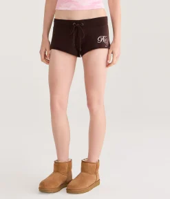 Aeropostale NY Heritage Low-Rise Fleece Shorts