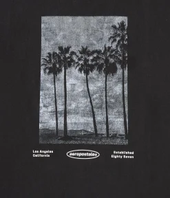 Aeropostale Palm Trees Graphic Tee