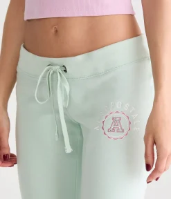 Aeropostale Rhinestone Crest Fit & Flare Sweatpants