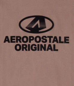 Aeropostale Star Circle Flocked Graphic Tee