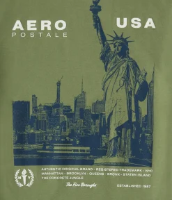Aeropostale USA Statue Of Liberty Graphic Tee