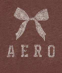 Aero Rhinestone Bow Graphic Tee