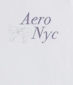 Aero Rhinestone Bow Graphic Tee