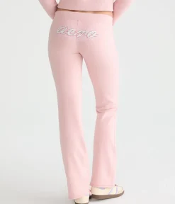 Aero Rhinestone Fit & Flare Sweatpants
