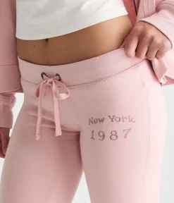 Aero Rhinestone Fit & Flare Sweatpants