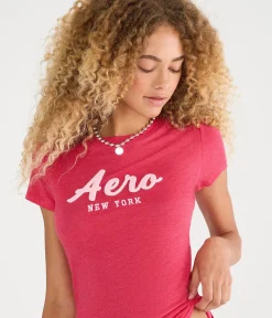 Aero Script Appliqué Graphic Tee