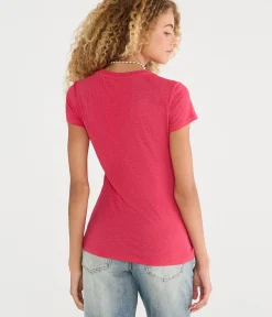 Aero Script Appliqué Graphic Tee