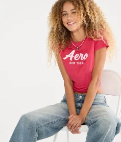 Aero Script Appliqué Graphic Tee
