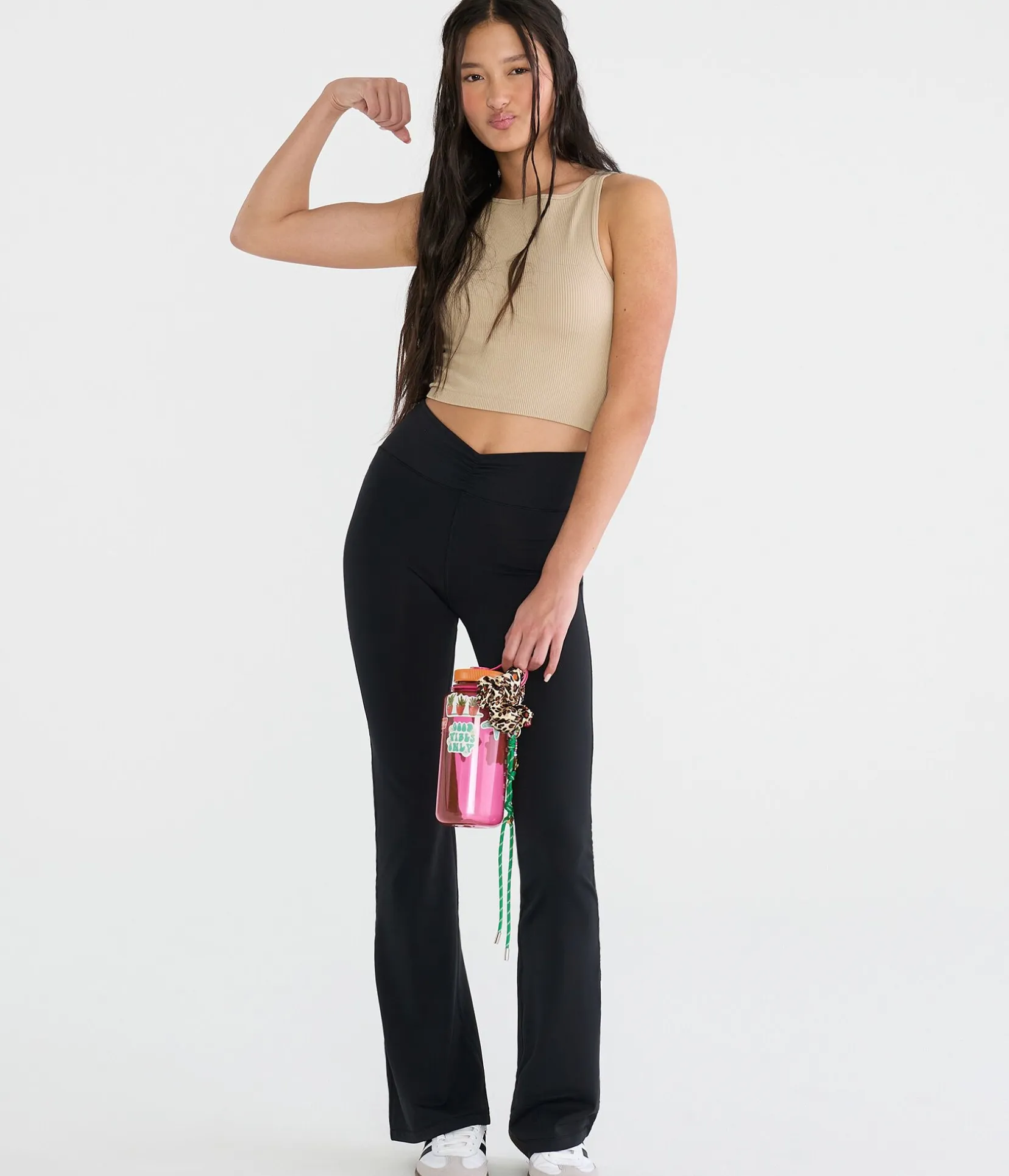 Air Soft High-Rise Cinch Flare Leggings