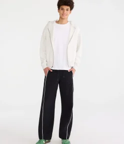 Baggy Piped Nylon Track Pants