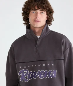 Baltimore Ravens Quarter-Zip Sweatshirt