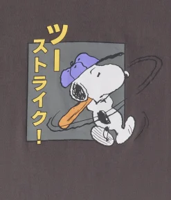 Baseball Snoopy Relaxed Graphic Tee