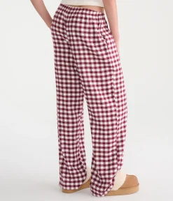 Bow Check Flannel Sleep Pants