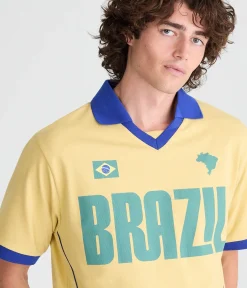 Brazil V-Neck Soccer Jersey