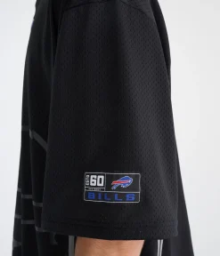 Buffalo Bills Striped Mesh Top