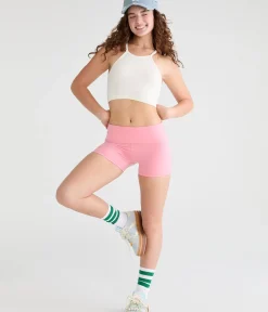 Buttery Soft Fold-Over Booty Shorts