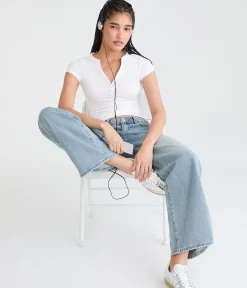 Buttery Soft V-Neck Henley