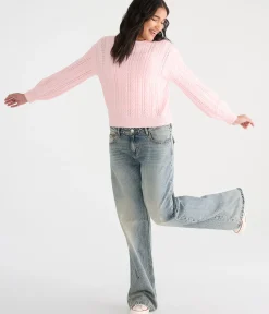 Cable Reversible Tie Cardigan