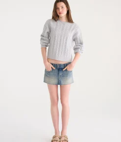 Cable Reversible Tie Cardigan