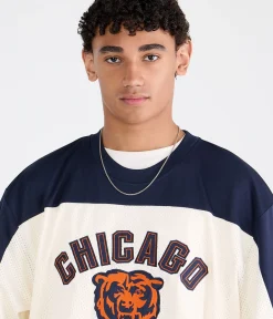 Chicago Bears Colorblock Mesh Top