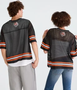 Cincinnati Bengals Boxy Mesh Top