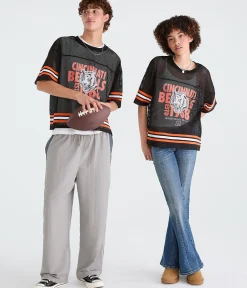 Cincinnati Bengals Boxy Mesh Top
